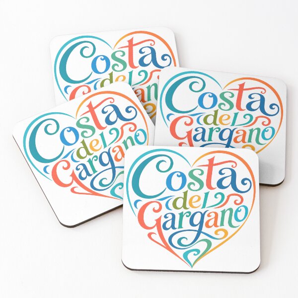 Item preview, Costa del Gargano Heart Lettering designed and sold by Beyond Destinations.