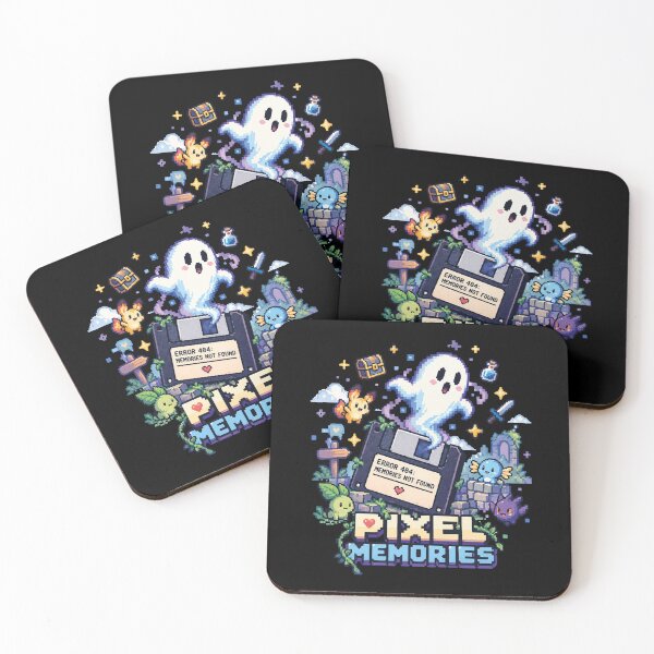 Item preview, Retro RPG Pixel Art Ghost – Pixel Memories Vintage Gaming designed and sold by MDGamer777.