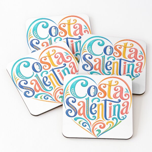 Item preview, Costa Salentina Heart Lettering designed and sold by Beyond Destinations.