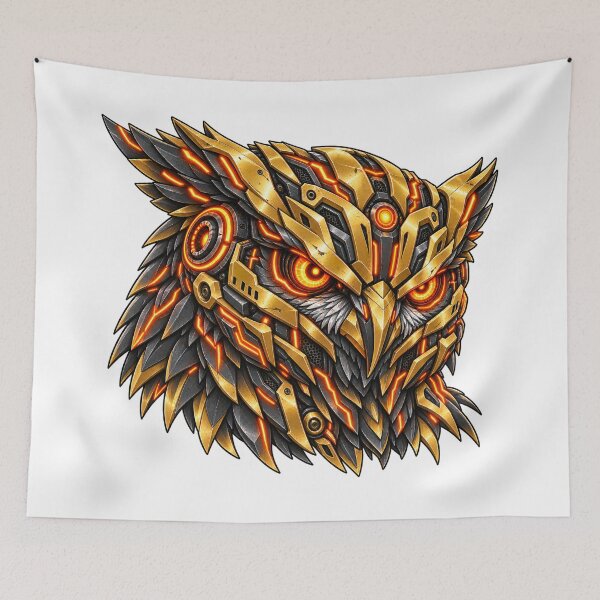 Item preview, Cyberpunk Quantum Cybercore Owl V2 Art designed and sold by RiteshCenter .