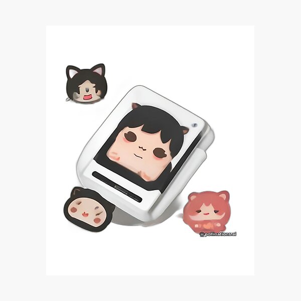 Item preview, Cute Chibi MagPack - Slim 5000mAh MagSafe Bat designed and sold by Chaa-Design.