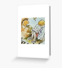 Winnie The Pooh Greeting Card