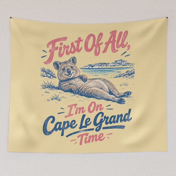 Item preview, First Of All Cape Le Grand Time Quokka Beach designed and sold by Yellowriversss.