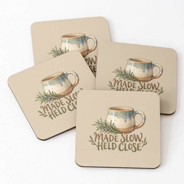 Item preview, Made Slow, Held Close – Handmade Pottery Design designed and sold by VioVibe.