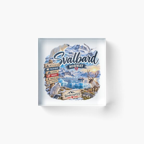 Item preview, Svalbard Spitsbergen – Polar Bears, Glaciers & Arctic Adventure Vintage Design designed and sold by Wandervogel123.