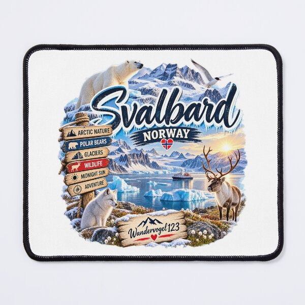 Item preview, Svalbard Spitsbergen – Polar Bears, Glaciers & Arctic Adventure Vintage Design designed and sold by Wandervogel123.