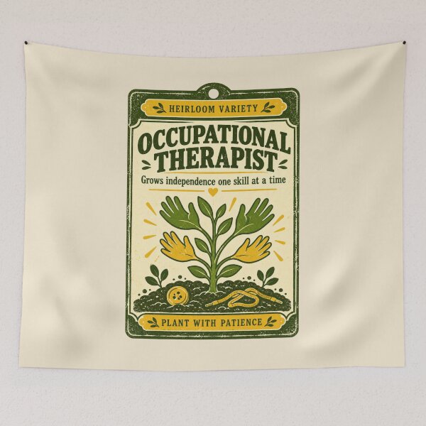 Item preview, Occupational Therapist Grows Independence Vintage Seed Packet OT designed and sold by Popstudio85.