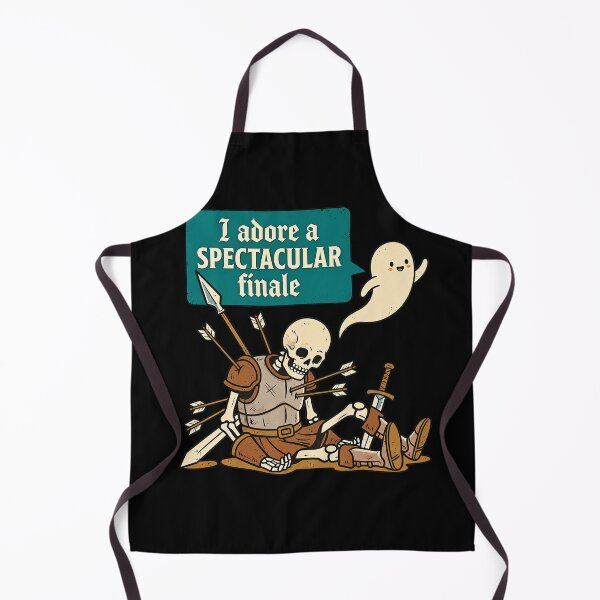 Aperçu de l'œuvre I Adore A Spectacular Finale Skeleton Knight DND Humor Graphic créée et vendue par LindsayRenner.