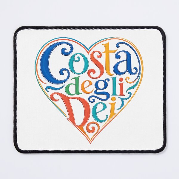 Item preview, I love Costa degli Dei | Heart Lettering designed and sold by Beyond Destinations.