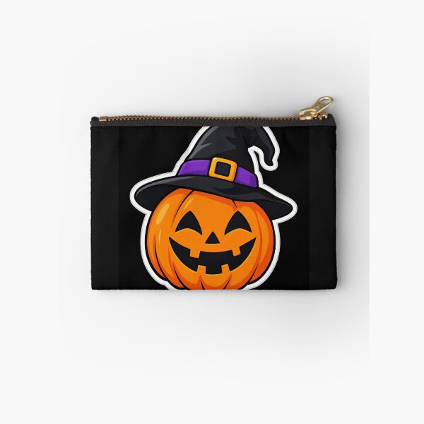 Item preview, Halloween Pumpkin Witch Hat Sticker designed and sold by ser-Ile.