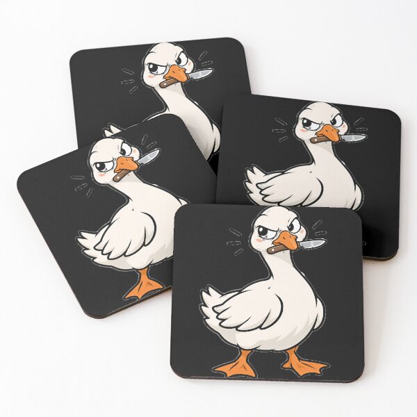 Item preview, Silly Chaotic Goose With Butter Knife Meme designed and sold by ValhallaHub.