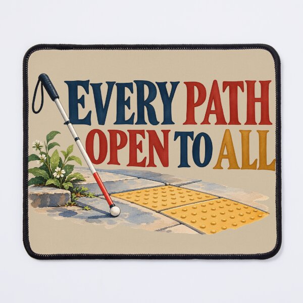 Item preview, Every Path Open to All — White Cane Safety Day designed and sold by VioVibe.