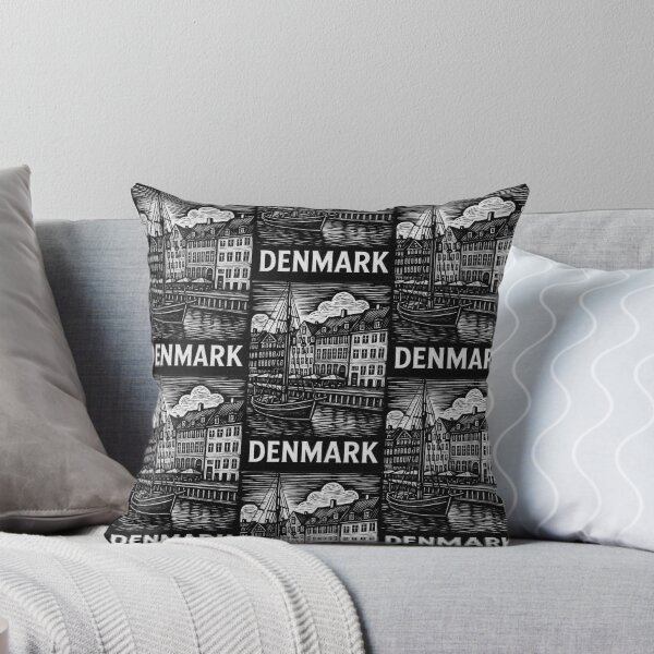 Item preview, Denmark Linocut Style  designed and sold by Thistle-TShop.