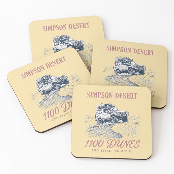 Item preview, Simpson Desert 1100 Dunes 4x4 LandCruiser Tee designed and sold by Yellowriversss.