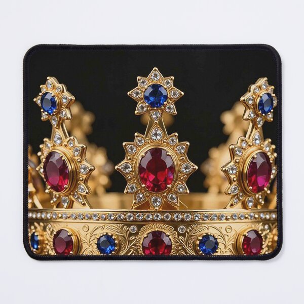 Item preview, Golden Crown with Rubies and Blue Sapphires designed and sold by MFMart.