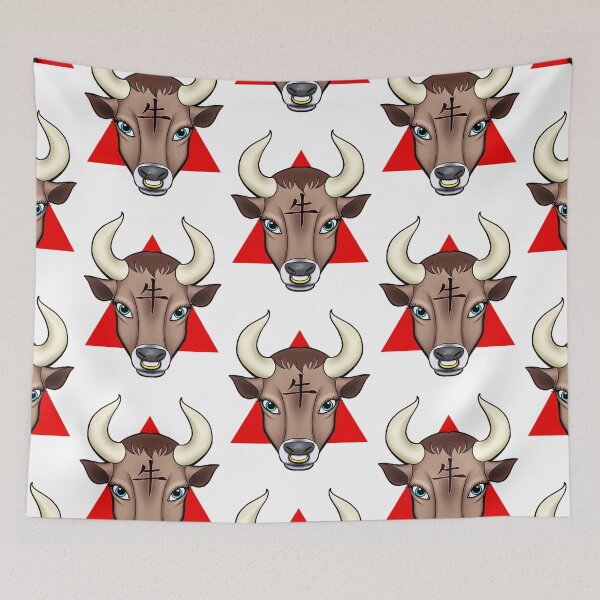Item preview, Chinese Zodiac Ox - Bold Year of the Ox Portrait designed and sold by Flemetharya.