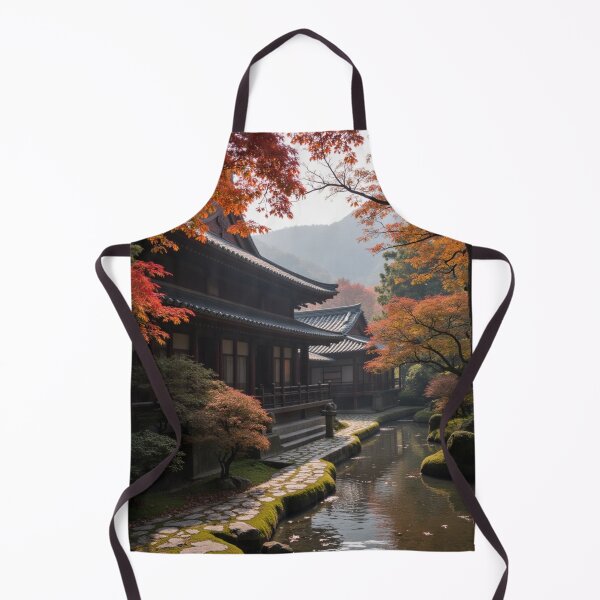 Item preview, Autumn Reflections at the Temple Stream designed and sold by nhk999.