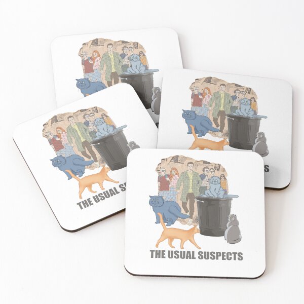 Item preview, The Usual Suspects – Funny Cat Gang Vintage Collage  designed and sold by KateQR.