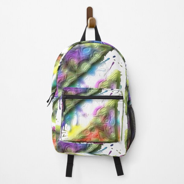 Item preview, dark triangle drips br moss colorful geometric triangular design designed and sold by SmashingDeals.
