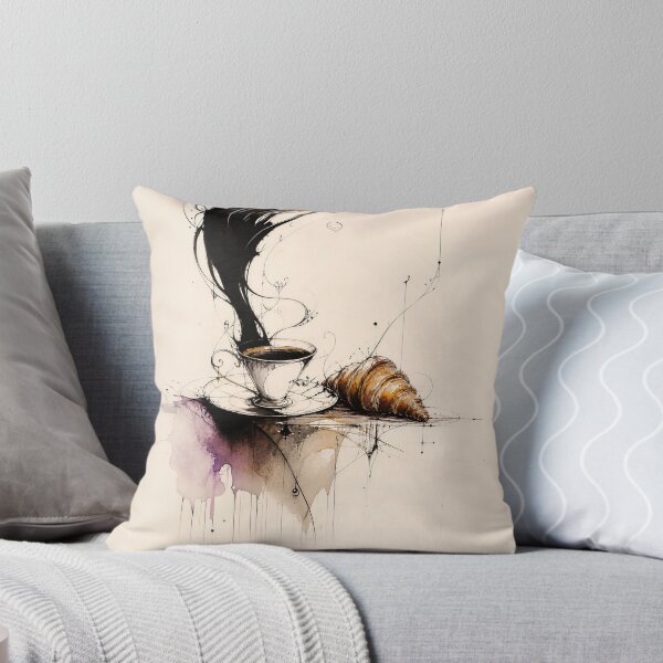 Item preview, A Coffee and a Croissant-Amano Style designed and sold by Marcu Ioachim.