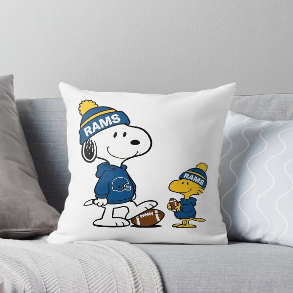 Item preview, Snoopy & Woodstock Los Angeles Rams Football Retro F889 designed and sold by GLUVY-THEME.