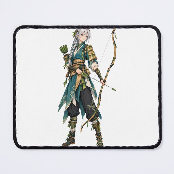 Item preview, Bamboo Grove Archer Original Anime Art designed and sold by AnimeOrbit.