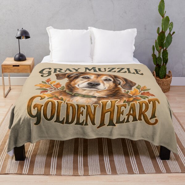 Item preview, Gray Muzzle, Golden Heart — Senior Dog Adoption Design designed and sold by VioVibe.