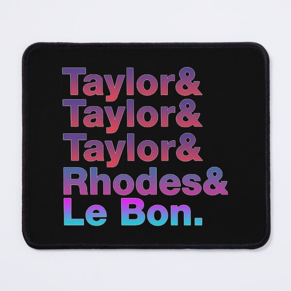 Item preview, Duran Duran Taylor Rhodes Member Typography Design designed and sold by EmersLowe.
