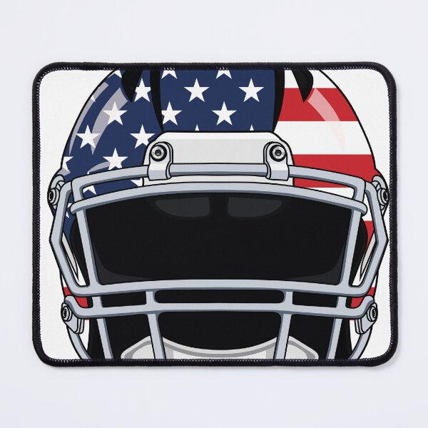 Item preview, American Flag Football Helmet - Gridiron Game Day designed and sold by Marshallamoakohene.
