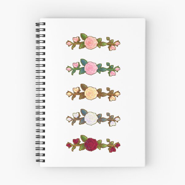 Item preview, Pixel Multicolor Roses Sticker Pack (Set of 5) designed and sold by EveKrystall.