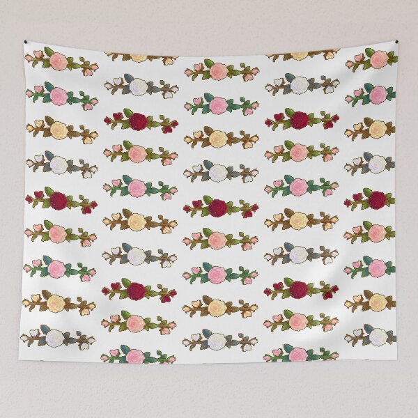 Item preview, Pixel Multicolor Roses Sticker Pack (Set of 5) designed and sold by EveKrystall.