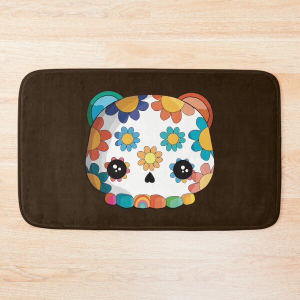 Item preview, Cute Retro Floral Sugar Skull Panda Halloween designed and sold by Karin Taylor.