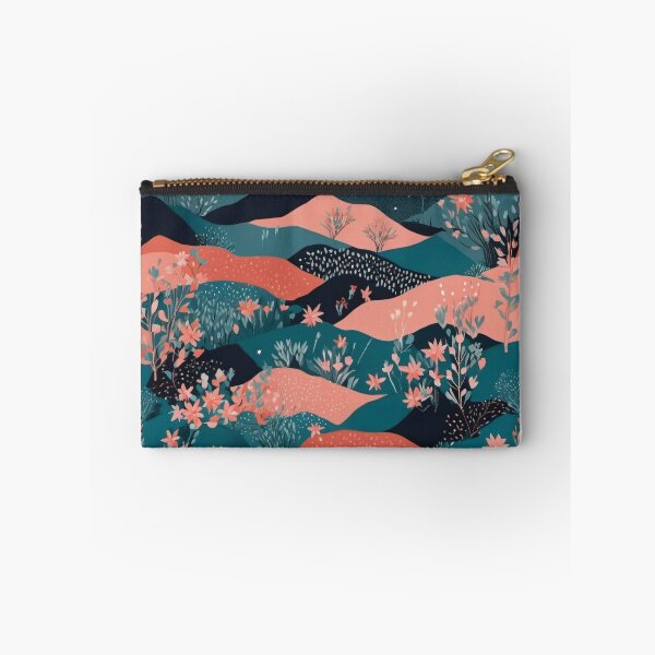 Aperçu de l'œuvre Starry Night Sky over Hills - Seamless Botanical Pattern créée et vendue par Hidamari's SHOP.