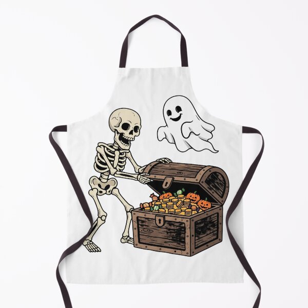 Item preview, Skeleton Treasure Chest Halloween Trick Or Treat Art designed and sold by ArtLabCreations.