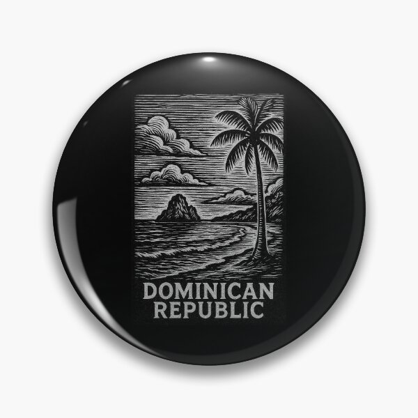 Item preview, Dominican Republic Linocut Style  designed and sold by Thistle-TShop.