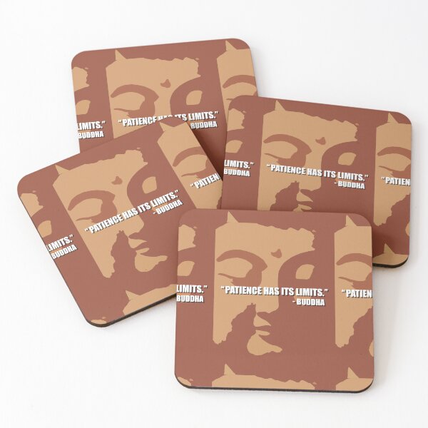 Item preview, Buddha, quote, Patience has its limits designed and sold by 4gottenlore.