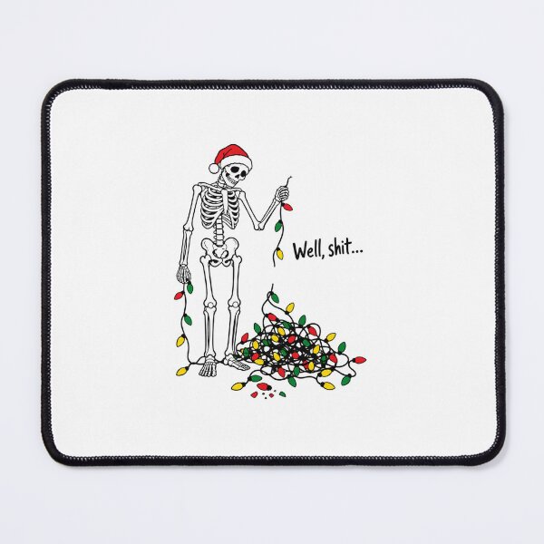 Item preview, Well Shit Funny Skeleton Christmas Lights designed and sold by MiteKangerin.