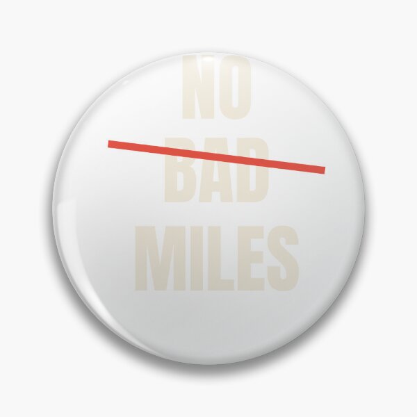 Item preview, No Bad Miles | Motivational Running Design designed and sold by 1. Stride Supply.