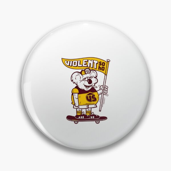 Item preview, Violent Soho Brisbane Bears Shirt White Koala Skateboard Double Sided Grunge Rock Graphic designed and sold by SMOOTHMARKET.