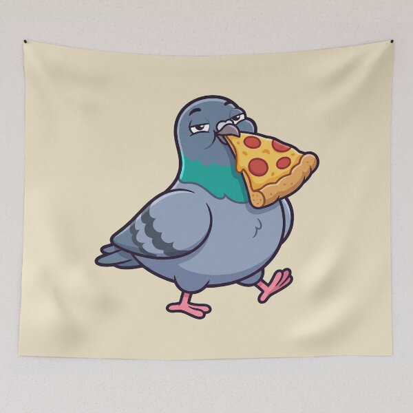 Item preview, Pizza Pigeon Stealing a Slice designed and sold by Rariks.