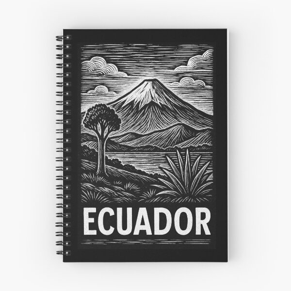 Item preview, Ecuador Linocut Style  designed and sold by Thistle-TShop.