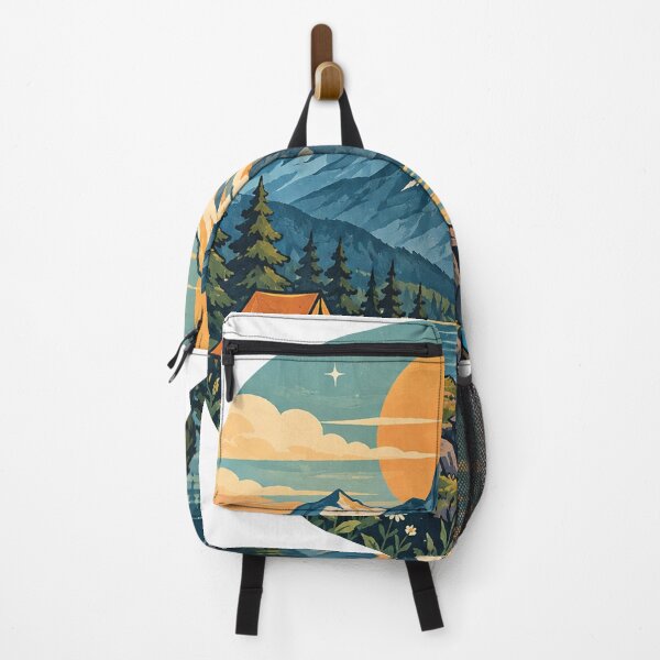 Item preview, Vintage Alpine Mountain Camping Adventure designed and sold by T-ShirtTerrace.