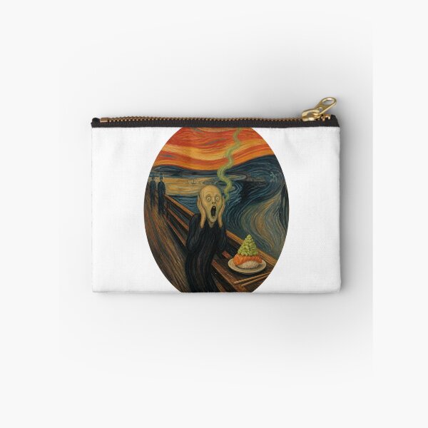 Item preview, The Scream of Wasabi | Masterpiece Food Parody | Japanese Design designed and sold by JapanMemoir.