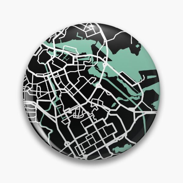 Item preview, Amsterdam Map Netherlands Travel Souvenir designed and sold by MapsByLeo.