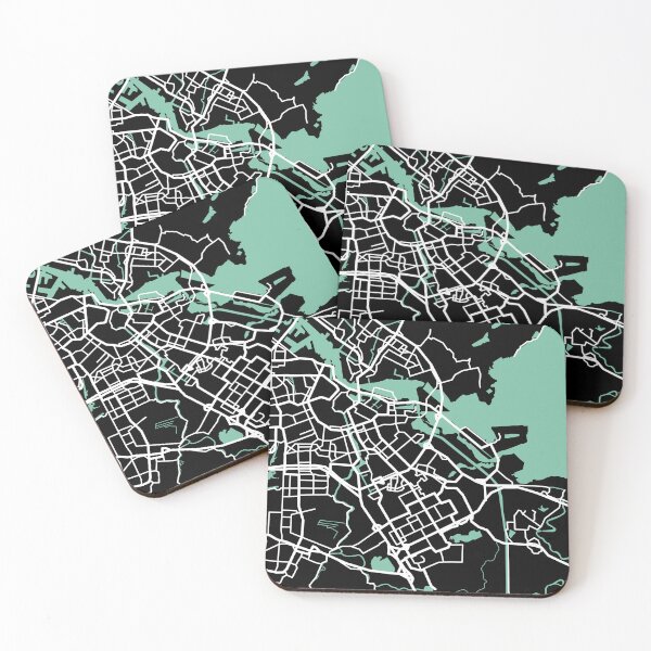 Item preview, Amsterdam Map Netherlands Travel Souvenir designed and sold by MapsByLeo.