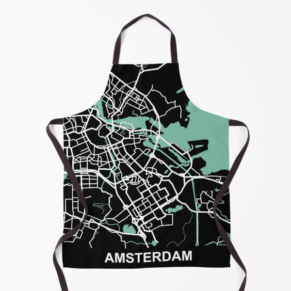 Item preview, Amsterdam Map Netherlands Travel Souvenir designed and sold by MapsByLeo.
