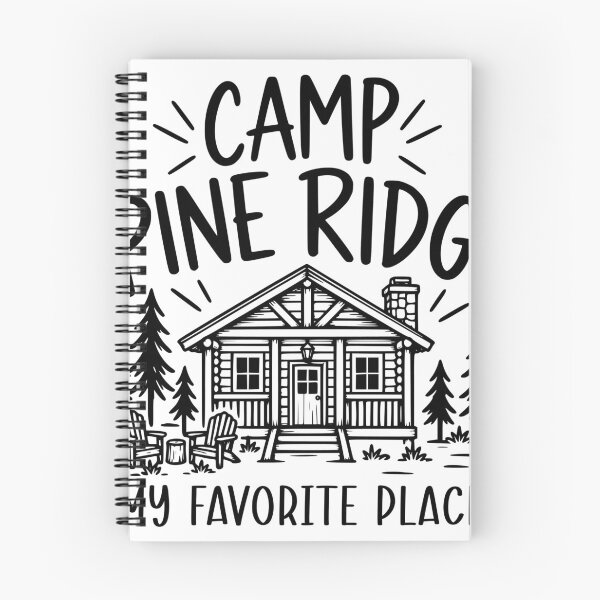 Item preview, Camp Pine Ridge, Personalized Camp Name, My Favorite Place, Rustic Camping Decor, Mountain Cabin Gift designed and sold by TeeVerse27.
