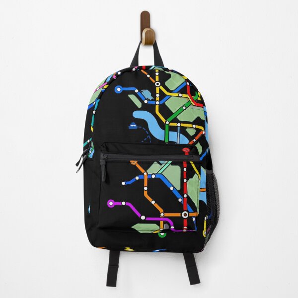 Item preview, Colorful Subway Transit Map Urban Network Design designed and sold by stmpdwrld.