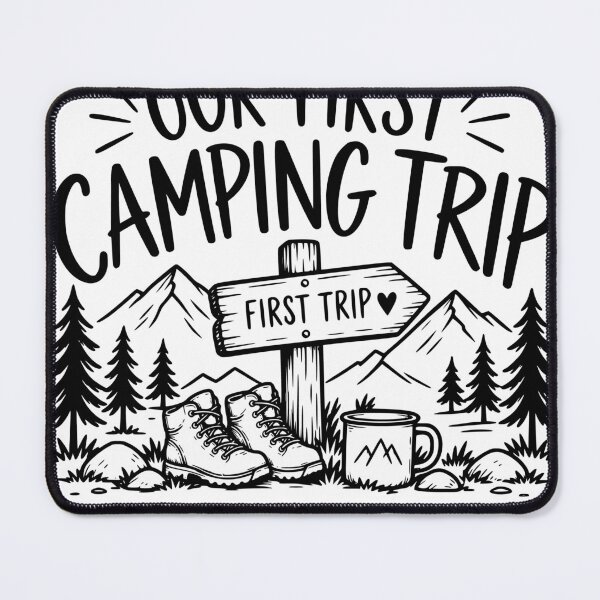 Item preview, Our First Camping Trip, Personalized Family Camping, First Adventure Together, Camping Memories, Family Outdoor Getaway designed and sold by TeeVerse27.