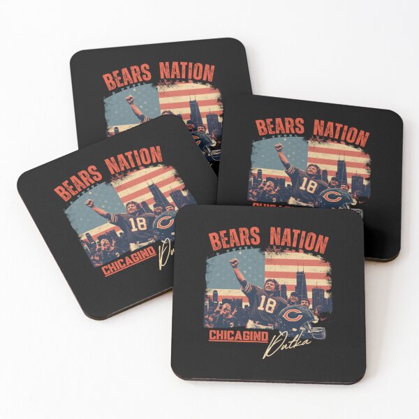 Item preview, Bears Nation Chicago Vintage Football Fan Design designed and sold by oituflom.